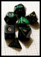 Dice : Dice - Dice Sets - Crystal Caste Oblivian - Green - Gen Con Aug 2012